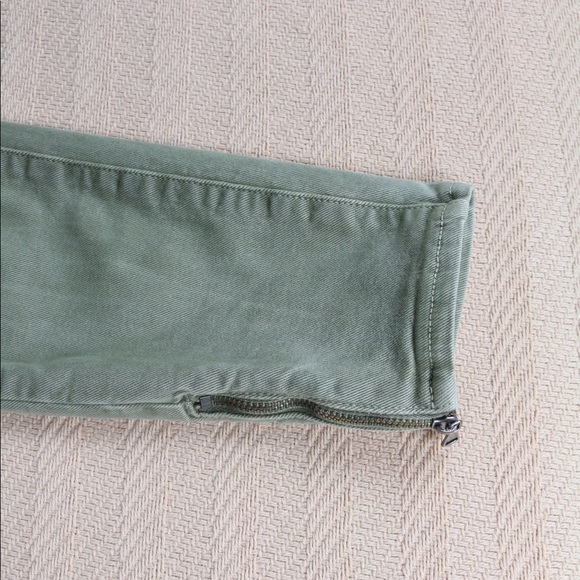 PAIGE Green Ankle & Cropped Jeans - Picture 3 of 7